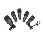 Ficha técnica e caractérísticas do produto Kit de Microfones para Bateria com 5 Unidades Samson Dk705