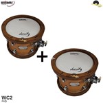 Ficha técnica e caractérísticas do produto Kit de Peles Williams Density - WC2 Filme Duplo Coated 6 e 8 - Williams Drumheads