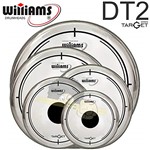 Ficha técnica e caractérísticas do produto Kit de Peles Williams - DT2 Duplo Filme Clear C/dot Central (8"/10″/12″/14"/16″)