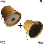 Ficha técnica e caractérísticas do produto Kit de Peles Williams Target - DT2 Duplo Filme Clear 20 e Resposta 20 - Williams Drumheads