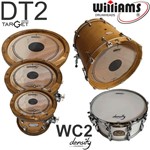 Ficha técnica e caractérísticas do produto Kit de Peles Williams - Target DT2 Duplo Filme Clear com Dot (10/12/14/22) e Density WC2 14