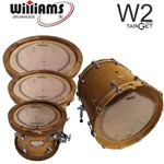 Ficha técnica e caractérísticas do produto Kit de Peles Williams - Target W2 Duplo Filme Clear (12/13/16/22)