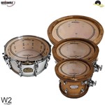 Ficha técnica e caractérísticas do produto Kit de Peles Williams Target - W2 Duplo Filme Clear - 12/13/16 com 14 - Williams Drumheads