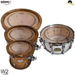 Ficha técnica e caractérísticas do produto Kit de Peles Williams Target - W2 Duplo Filme Clear - 10/12/14/14 - Williams Drumheads