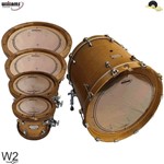 Ficha técnica e caractérísticas do produto Kit de Peles Williams Target - W2 Duplo Filme Clear - 10/12/14/16/22 - Williams Drumheads