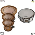 Ficha técnica e caractérísticas do produto Kit de Peles Williams Target - W2 Duplo Filme Clear - 10/12/14 com Density 14 - Williams Drumheads