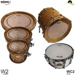Ficha técnica e caractérísticas do produto Kit de Peles Williams Target - W2 Duplo Filme Clear - 10/12/14/22 com Density 14 - Williams Drumheads