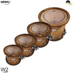 Ficha técnica e caractérísticas do produto Kit de Peles Williams Target - W2 Duplo Filme Clear - 8/10/12/14 - Williams Drumheads