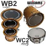 Ficha técnica e caractérísticas do produto Kit de Peles Williams - Target WB2 Duplo Filme Black (10/12/14/22) e Pele(caixa) WC2 14