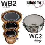 Ficha técnica e caractérísticas do produto Kit de Peles Williams - Target WB2 Duplo Filme Black (10/12/14) e Pele(caixa) WC2 14