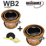 Ficha técnica e caractérísticas do produto Kit de Peles Williams - Target WB2 Duplo Filme Black (6/8)