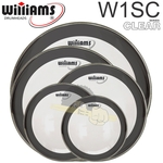 Ficha técnica e caractérísticas do produto Kit de Peles Williams – W1SC Filme simples clear c/ anel abafador (10/12/14/16/20)