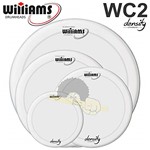 Ficha técnica e caractérísticas do produto Kit de Peles Williams - WC2 Filme Duplo Coated (10″/12″/14″/20″)