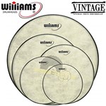 Ficha técnica e caractérísticas do produto Kit de Peles Williams - WVT1 Vintage Filme Simples (10"/12"/14"/16"/22")