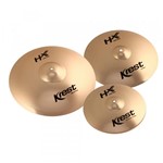 Ficha técnica e caractérísticas do produto Kit de Pratos Krest HX Bronze B8 14 16 20 com Bag - Krest Cymbals