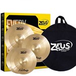 Ficha técnica e caractérísticas do produto Kit de Pratos Zeus Cymbals Set C Evolution Pro 14"/16"/20"