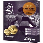 Ficha técnica e caractérísticas do produto Kit de Pratos Zildjian Planet Z - Plz1418 - 14Hh+18Crash/Ride