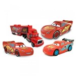 Ficha técnica e caractérísticas do produto Kit de Veículos Disney Carros - Relâmpago McQueen, Mack, Relâmpago McQueen Ice e Relâmpago McQueen Carros 3 - Toyng