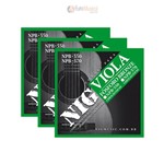 Ficha técnica e caractérísticas do produto Kit 3 Encordoamentos Viola Nig Afinação Mi Cebolão NPB550