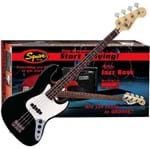 Ficha técnica e caractérísticas do produto Kit Contrabaixo Fender Squier Affinity J Bass + Rumble 15 006 - Black