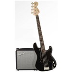 Kit Fender Squier PJ Bass Affinity Pack | 030 1972 | Amp Fender Rumble 15G | Preto
