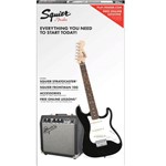 Ficha técnica e caractérísticas do produto Kit Guitarra Fender 030 1812 006 Squier Affinity Stratocaster Short Scale + Cubo Fender Frontman 10g