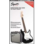Ficha técnica e caractérísticas do produto Kit Guitarra Fender Squier Affinity Stratocaster Short Scale