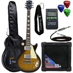 Ficha técnica e caractérísticas do produto Kit Guitarra Les Paul Nashville 2ts Shelter + Cubo + Afinador + Acessórios