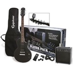 Ficha técnica e caractérísticas do produto Kit Guitarra Les Paul Special Player Pack Epiphone