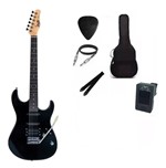 Ficha técnica e caractérísticas do produto Kit Guitarra Memphis By Tagima MG260 Preta