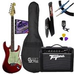 Ficha técnica e caractérísticas do produto Kit Guitarra Memphis MG32 MR+Cubo+Capa+Acessórios