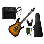 Ficha técnica e caractérísticas do produto Kit Guitarra Memphis Tagima Mg230 Sunburst Borne G30