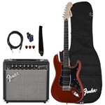 Ficha técnica e caractérísticas do produto Kit Guitarra Squier Affinity Stratocaster Hss Champion 20 Candy Apple Red