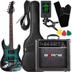Ficha técnica e caractérísticas do produto Kit Guitarra Strato Phx Venom + Cubo G-30 Afinador Capa