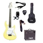 Ficha técnica e caractérísticas do produto Kit Guitarra Strato Strinberg EGS216 com Acessórios + Amplificador - Amarela