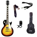 Ficha técnica e caractérísticas do produto Kit Guitarra Strinberg Les Paul Clp79 - Laranja