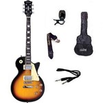 Ficha técnica e caractérísticas do produto Kit Guitarra Strinberg Les Paul LPS230 + Afinador Digital + Acessórios SUNBURST