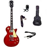 Ficha técnica e caractérísticas do produto Kit Guitarra Strinberg Les Paul LPS230 + Afinador Digital + Acessórios VERMELHA