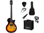 Ficha técnica e caractérísticas do produto Kit Guitarra Strinberg Les Paul LPS200 Caixa Amplificada Sunburst