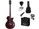 Ficha técnica e caractérísticas do produto Kit Guitarra Strinberg Les Paul LPS200 Caixa Amplificada Vinho