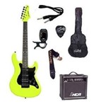Ficha técnica e caractérísticas do produto Kit Guitarra Strinberg Strato EGS267 + Amplificador + Acessórios - Amarela