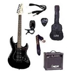 Ficha técnica e caractérísticas do produto Kit Guitarra Strinberg Strato Egs67 Amplificador Acessórios - Preta