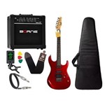 Ficha técnica e caractérísticas do produto Kit Guitarra Tagima Memphis MG 260 Cubo Amplificador Borne