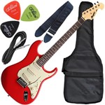 Ficha técnica e caractérísticas do produto Kit Guitarra Stratocaster Tagima Memphis Mg32 Vermelha