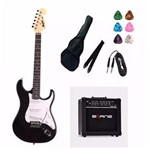 Ficha técnica e caractérísticas do produto Kit Guitarra Tagima Memphis Strato MG32 PF e Acessórios
