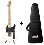 Ficha técnica e caractérísticas do produto Kit Guitarra Telecaster Land Profissional Branca-capa - L.A.N.D