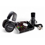 Ficha técnica e caractérísticas do produto Kit Interface de Áudio M-Audio M-Track 2X2 Vocal Studio Pro