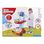 Ficha técnica e caractérísticas do produto Kit Médico Mini Doutor Azul Criança Brinquedo Fenix