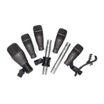 Kit Microfone Bateria Samson Kit Dk 707