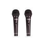 Ficha técnica e caractérísticas do produto Kit 2 Microfone Dinâmico Vocal Multi-uso Profissional com Cabo - Lelong
